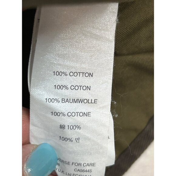 J. Crew Downtown Field Jacket Womens Small Waxed Cotton Army Green Full Zip - Picture 7 of 7